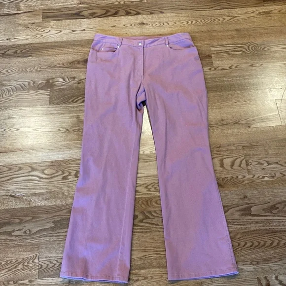 NWT Spanner rose colored jeans pants workwear plus size stretch bootcut - Picture 1 of 6